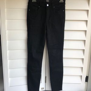 Paige Hoxton Ultra Skinny Black Jeans 26